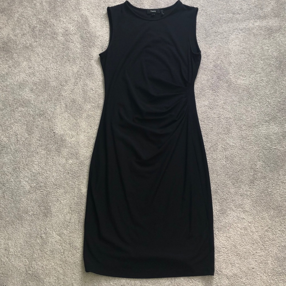 Theory cotton stretch dress